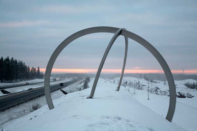 Toikka Highway 75 sculpture.